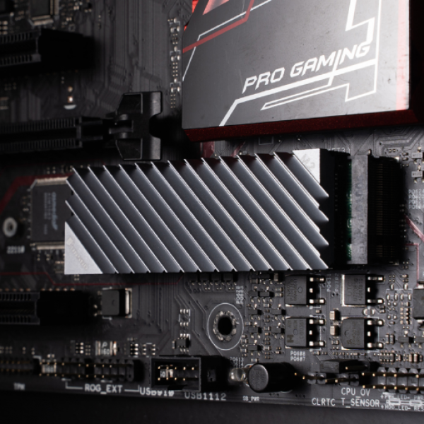 Buy M.2 SSD NVMe Aluminum Heat Sink with Thermal Pad Grey online at